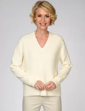 V-Pullover, 1/1 Arm, uni female