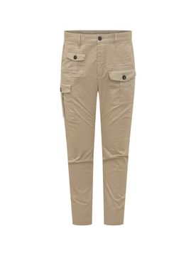Pantalone beige uomo cargo