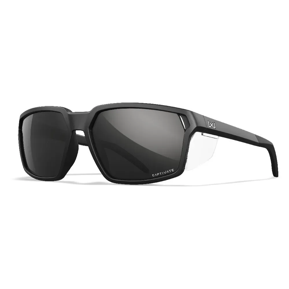 Sierra Polarized Sunglasses Matte Black One Size Men - Wiley X - FashionsVida