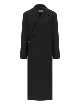 Lemaire Cappotto in crpe di lana