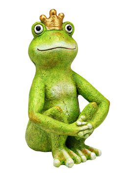 Froschkönig Figur aus Magnesia