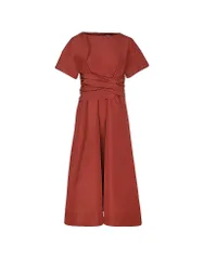 Midikleid WKDPIOPPO rosso scuro 38