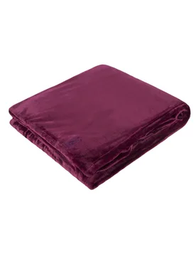 Pack Claret Snuggle Up Thermal Blanket In Claret Unisex One Size - - Purple - Size: One Size - Heat Holders - FashionsVida
