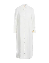 Vestido midi Mujer Hueso XS Mujer