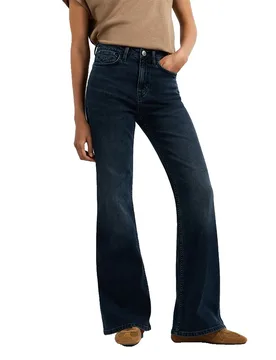 Jeans Taille Haute Willa Pl20508057sa Flare Fit Denim Stone Wash Blue Black 29 - Pepe jeans - FashionsVida