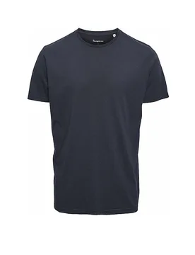 T-shirt ALDER bleu L - Knowledge Cotton Apparel - FashionsVida