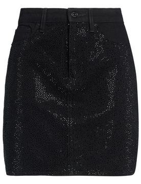 Jeansrock Damen Schwarz 30,32,34 Damen
