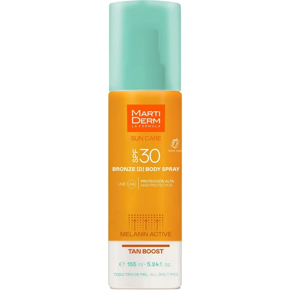 Fotoprotector Corporal Bifásico SPF30 Bronzed Body Spray 155 ml - MartiDerm - FashionsVida