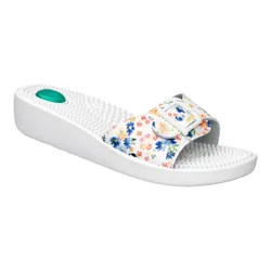 Massage-Pantolette weiss 42 Damen