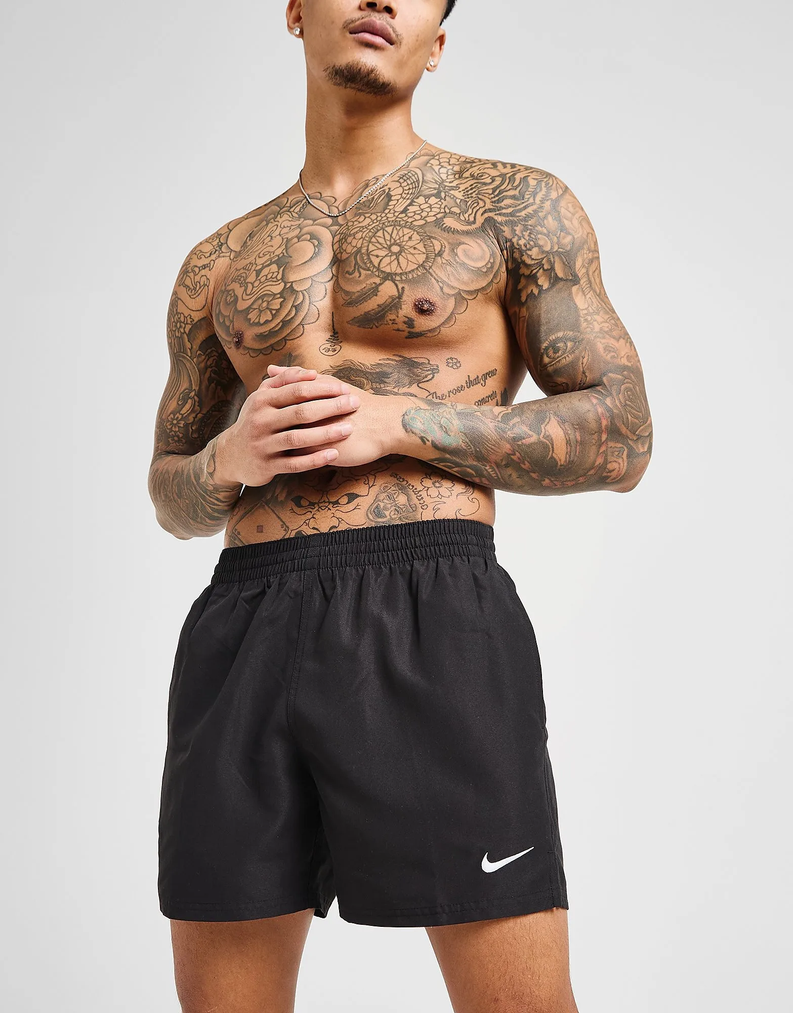 Core 5'' Badeshorts - Herren, Schwarz - male - Size: L - Nike - FashionsVida