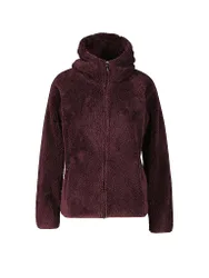 Chaqueta polar Roxburgh con capucha para mujer rojo oscuro XL