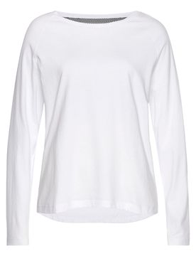 Elbsand Camiseta gris / blanco