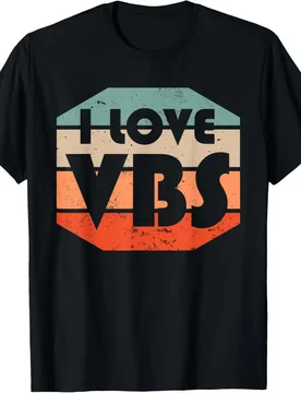 I Love VBS Summer Camp Vacation Bible School Crew Retro T-Shirt - Aliexpress - FashionsVida