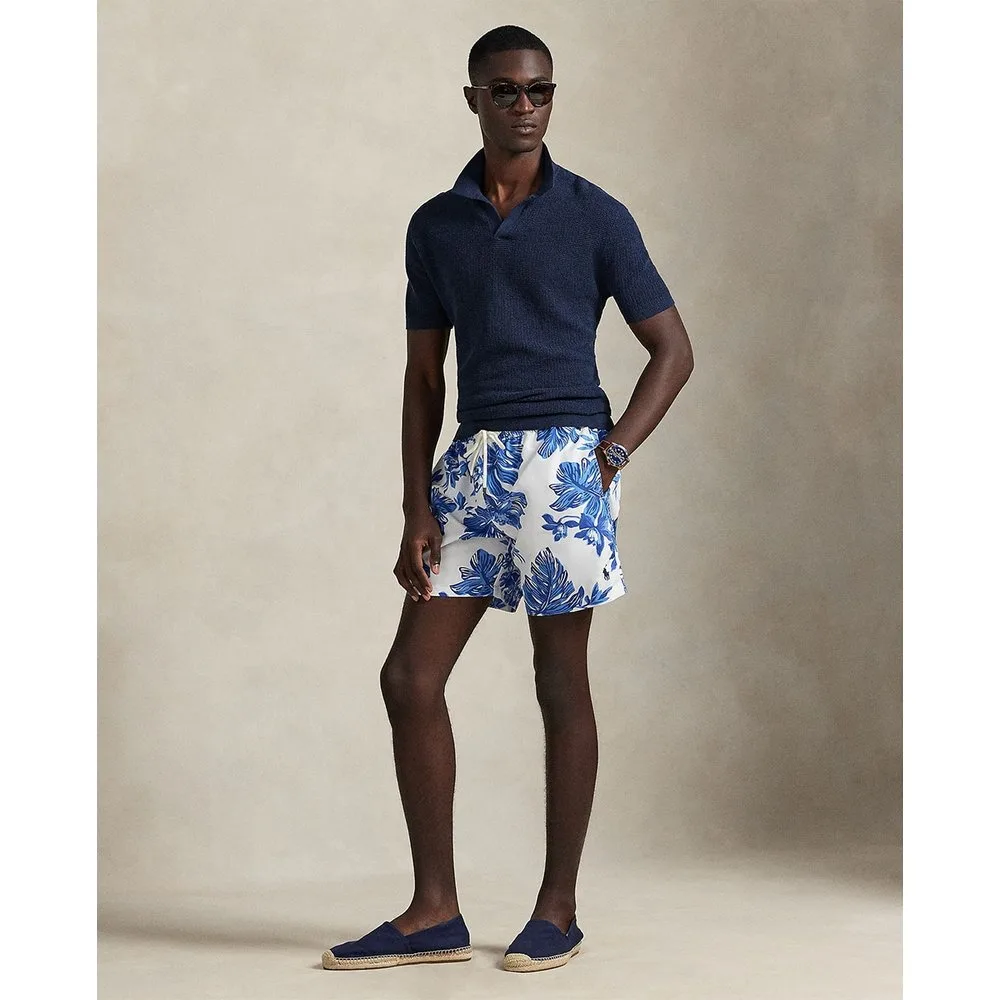 Bañador bermuda de hombre con estampado Traveler de 14,5 cm - Polo Ralph Lauren - FashionsVida