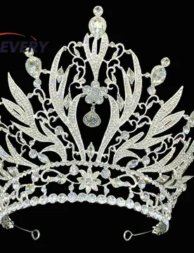 Levery Bride Crown Hair Accessories Beauty Pageant Stage Show Baroque Head Accessories - Aliexpress - FashionsVida