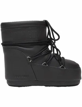 Schneestiefel – Unisex – Icon Low Rubber Moon Boot Icon Low Rubber Black Größe 39-41 schwarz - Moonboot - FashionsVida