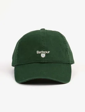 Berretto baseball verde con logo ricamato davanti - Barbour - FashionsVida