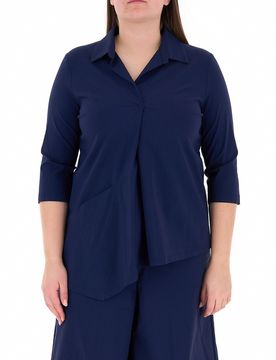 Blusa misto viscosa BLU NAVY M