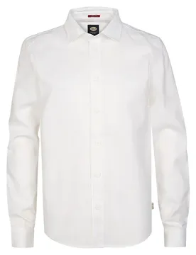 Chemise à Manches Longues B-1060-sil437 Bright White 7-8 Années Garçon