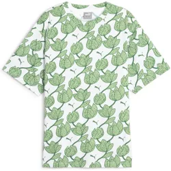 Ess+ Blossom AOP Damen T-Shirt, grün S
