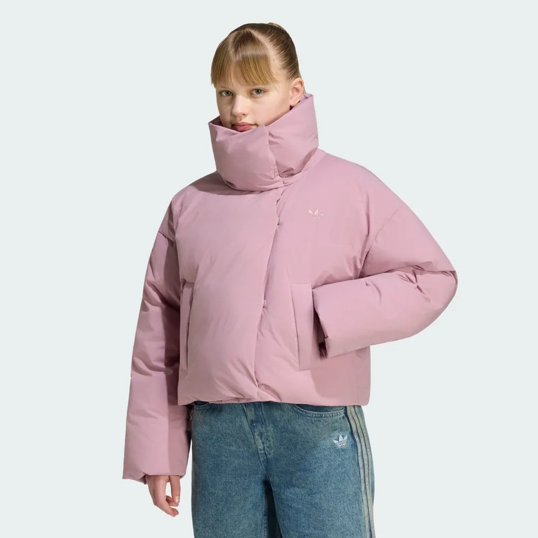 Giacca OVERSIZED PUFFER 13-14A Magic Mauve - Adidas - FashionsVida