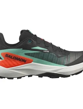 Scarpe Da Trail Running Genesis Black / Electric Green / Cherry Tomato EU 48 - Salomon - FashionsVida