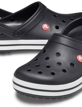 Hausschuh - Crocband Clog - EU38-39 bis EU39-40 - Größe EU 38-39 - schwarz/weiß - Unisex - unisex