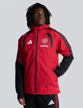 Manchester United 26/27 Training Tiro Authentic Rain Jacket Red (Sponsored) 3XL - Adidas - FashionsVida