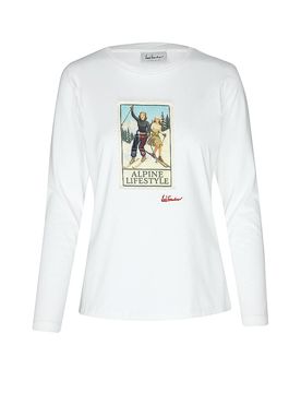 Trachtenshirt LUBRINA weiss L damen