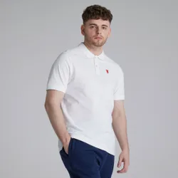 Manchester United Devil Essentials Polo Shirt White M