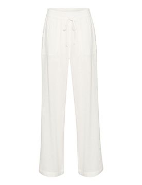 Kaffe Pantalón blanco natural