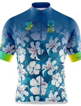 Maglia A Maniche Corte Flowers Multicolour - OTSO - FashionsVida