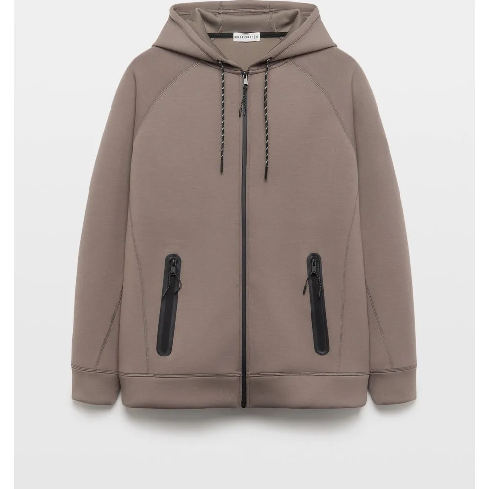 Sudadera deportiva de hombre con capucha - Green Coast - FashionsVida