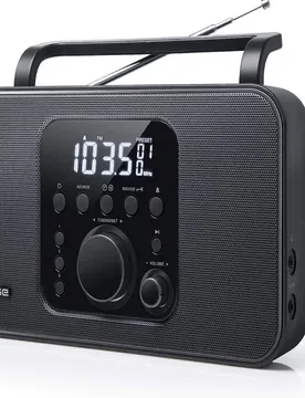 Radio Portable M-091 R Black One Size unisex