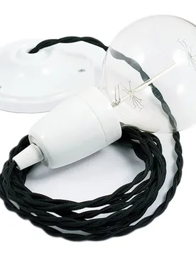 Cables Suspension Luminaire Tm04 Diy 50 Cm Black / White One Size - Creative - FashionsVida