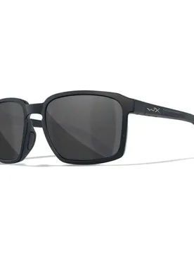 Alfa Polarized Sunglasses Grey / Matte Black One Size Men,Women - Wiley X - FashionsVida