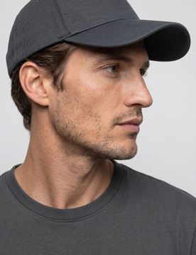 Cappellino da baseball in cotone - grigio scuro
