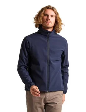 Active Warm Softshell Jacket Dark Navy L Men - SLAM - FashionsVida