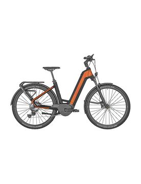 E-Bicicleta Urbana 28 E-Ville SUV Tour negro 58CM