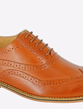 Jurupa Brogues Mens - Tan - Size Uk 13 - Goor - FashionsVida