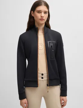 Equestrian Damen Sweatjacke AVA black XS - BOSS - FashionsVida