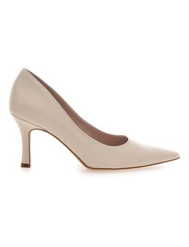 Décolleté panna con tacco 3866 41