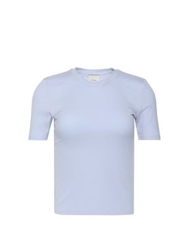 Calvin T-shirt côtelé à manches courtes Bleu M Female