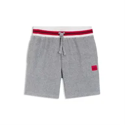 Hugo Mens Contrast Trim Shorts In Grey - Size X-Large