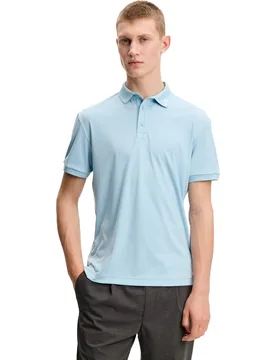 J.Lindeberg Polo KV, hellblau m - J.lindeberg - FashionsVida