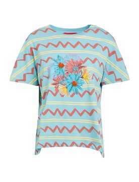 T-shirts Damen Himmelblau L Damen
