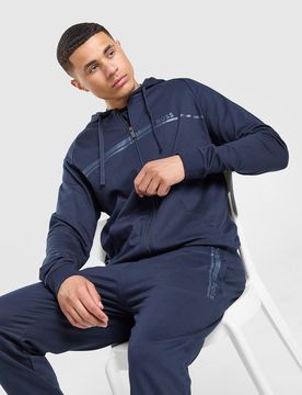Authentic Full-Zip Hoodie - Herren, Blau - male - Size: XL