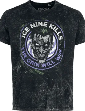 T-Shirt - The Grin - M bis 4XL - für Männer - Größe 3XL - anthrazit - EMP exklusives Merchandise! - Männer - male - Ice Nine Kills - FashionsVida