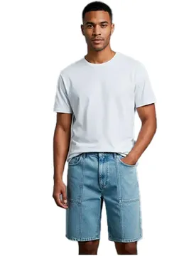 Short En Jean Lv04rf907g Shallow Tide S Homme