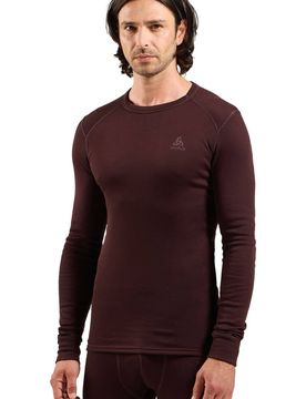 Active warm camiseta térmica manga larga hombre Granate (L)